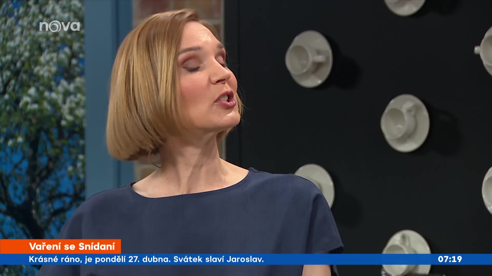 Honsová překvapila v přímém přenosu. Vařila a hlásila počasí zároveň