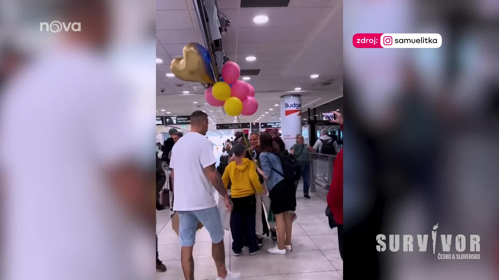 Návrat Kristiny ze Survivora: Na letišti těžko skrývala dojetí